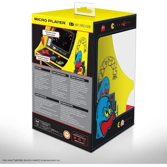 NWT My Arcade Micro Player Mini Arcade Machine:Pac-Man Video Game,Fully … - Picture 3 of 7